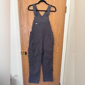 Duluth Trading Co Heirloom Gardening Gray Overalls with Pockets